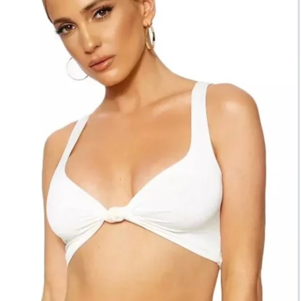Naked Wardrobe Knotted Bikini top. NWT. Small